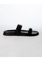 Sandalias Planas Negras Mujer Negro de Gef