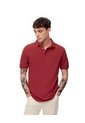 Polo Slim Algodón Roja Hombre Rojo de Gef