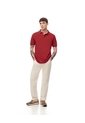 Polo Slim Algodón Roja Hombre Rojo de Gef