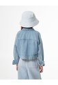 Chaqueta Crop Denim índigo Medio Niña Azul Oscuro de Gef