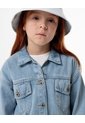 Chaqueta Crop Denim índigo Medio Niña Azul Oscuro de Gef