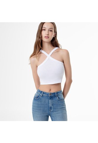 CAMISETA GEF MUJER LECHI CROP TOP Talla L Gef