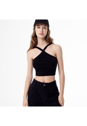 CAMISETA GEF MUJER LECHI CROP TOP Talla S