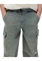 Jean Tipo Jogger Cargo índigo Medio Niño Azul Oscuro de Gef