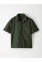 Camisa Manga Corta Oversize Algodón Verde Hombre Verde de Gef