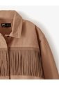 Chaqueta Denim Regular Flecos Café Niña Azul de Gef