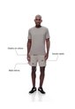 Pantaloneta Deportiva Malla Interna Taupe Hombre Marron Claro de Gef