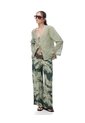Camisa Oversize Manga Larga Verde Mujer Verde de Gef
