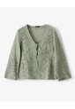 Camisa Oversize Manga Larga Verde Mujer Verde de Gef