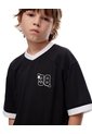 Camiseta Oversize Negra Estampada Niño Negro de Gef