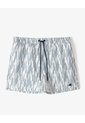 Pantaloneta De Baño Estampada Hombre Blanco de Gef