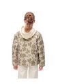 Chaqueta Acolchada Estampada Niña Cafe de Gef