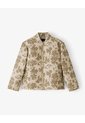 Chaqueta Acolchada Estampada Niña Cafe de Gef