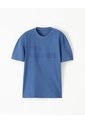 Camiseta Regular Algodón Azul Estampada Niño Azul de Gef