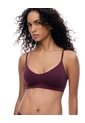 Top Soporte Medio Seamless Vinotinto Mujer Violeta de Gef