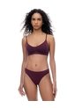 Top Soporte Medio Seamless Vinotinto Mujer Violeta de Gef