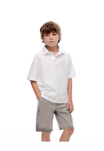 Polo Regular Blanca Niño Blanco Gef