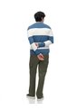 Buzo Regular Algodón Tejido De Punto Azul Rayas Hombre Azul de Gef