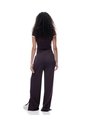 Pantalón Tiro Alto Vinotinto Mujer Violeta de Gef