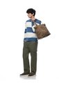 Buzo Regular Algodón Tejido De Punto Azul Rayas Hombre Azul de Gef