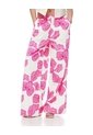 Pantalón Palazzo Tiro Alto Algodón Estampado Mujer Rosa de Gef