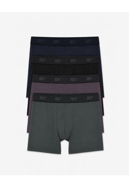 4 Bóxers Medio Surtido Hombre Multicolor