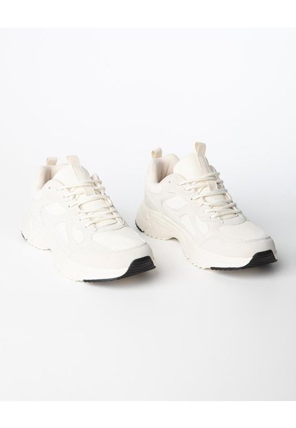Tenis Deportivos Beige Mujer Beige
