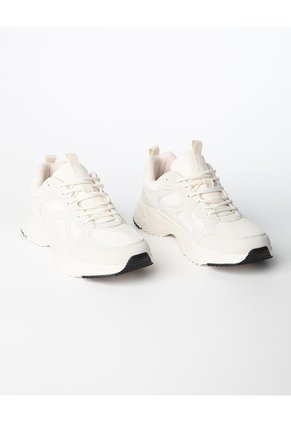 Tenis Deportivos Beige Mujer Beige