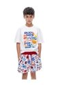 Short Pantaloneta Vainilla Estampado Niño Beige de Gef