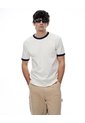 Camiseta Regular Vainilla Hombre Beige de Gef