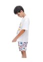 Short Pantaloneta Vainilla Estampado Niño Beige de Gef