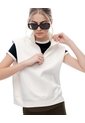 Chaleco Oversize Regular Avena Mujer Beige de Gef