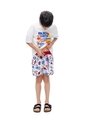Short Pantaloneta Vainilla Estampado Niño Beige de Gef