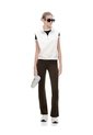 Chaleco Oversize Regular Avena Mujer Beige de Gef