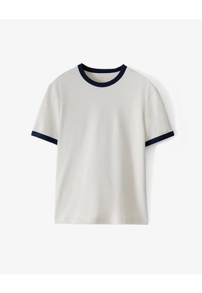 Camiseta Regular Vainilla Hombre Beige