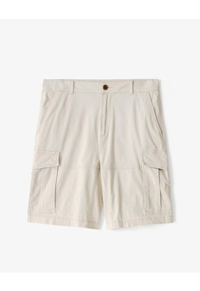 Bermuda Tipo Cargo Habano Hombre Beige