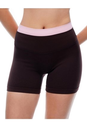 Biker Deportivo Seamless Vinotinto Mujer Violeta