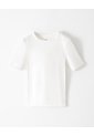 Camiseta Slim Rib Algodón Blanca Mujer Blanco de Gef