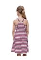 Vestido Corto Rosado Rayas Niña Rosa de Gef