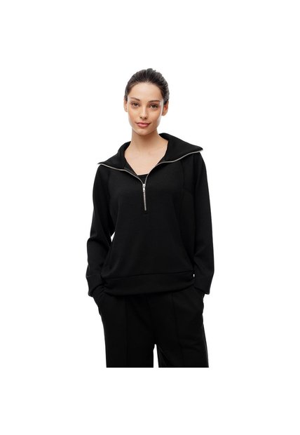 CHAQUETA GEF MUJER LAOA BUZO NEGRO 799 Talla M