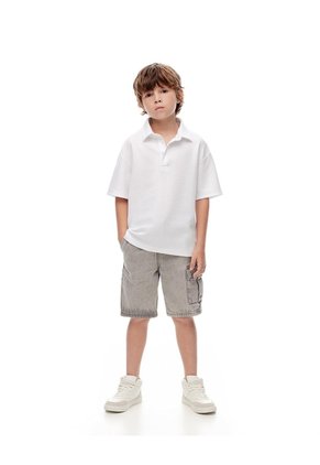 Polo Regular Blanca Niño Blanco