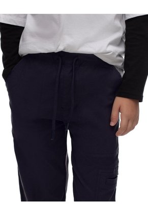 Jogger Regular Drill Azul Niño Azul
