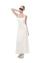 Vestido Largo Blanco Mujer Blanco de Gef