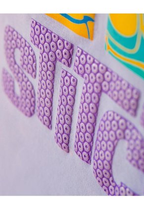 Camiseta Regular Stitch Morada Niña Lavanda