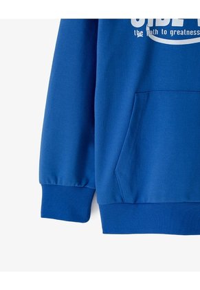 Buzo Tipo Hoddie Azul Niño Azul
