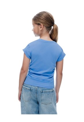 Camiseta Ted Manga Corta Azul Niña Azul
