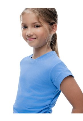 Camiseta Ted Manga Corta Azul Niña Azul