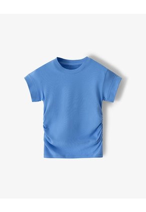 Camiseta Ted Manga Corta Azul Niña Azul