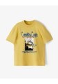 Camiseta Regular Manga Corta Amarilla Niño Amarillo de Gef