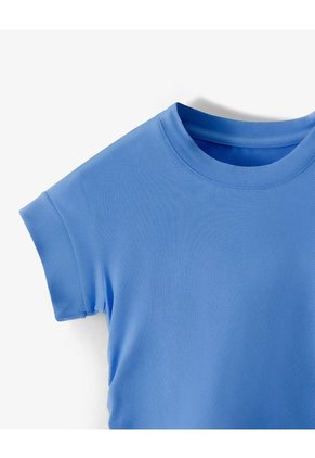 Camiseta Ted Manga Corta Azul Niña Azul
